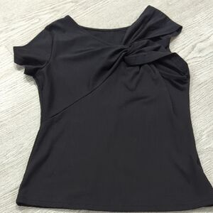 Emory Rose Black Short Sleeve Women's Top